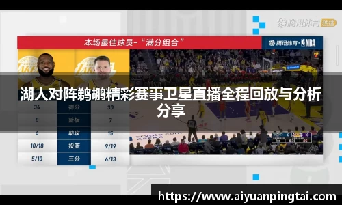 湖人对阵鹈鹕精彩赛事卫星直播全程回放与分析分享